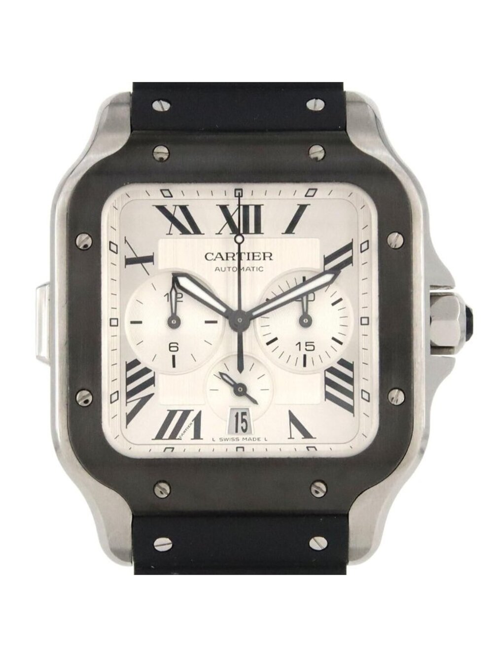 Cartier Santos de Cartier Chronograph XL SS Automatic